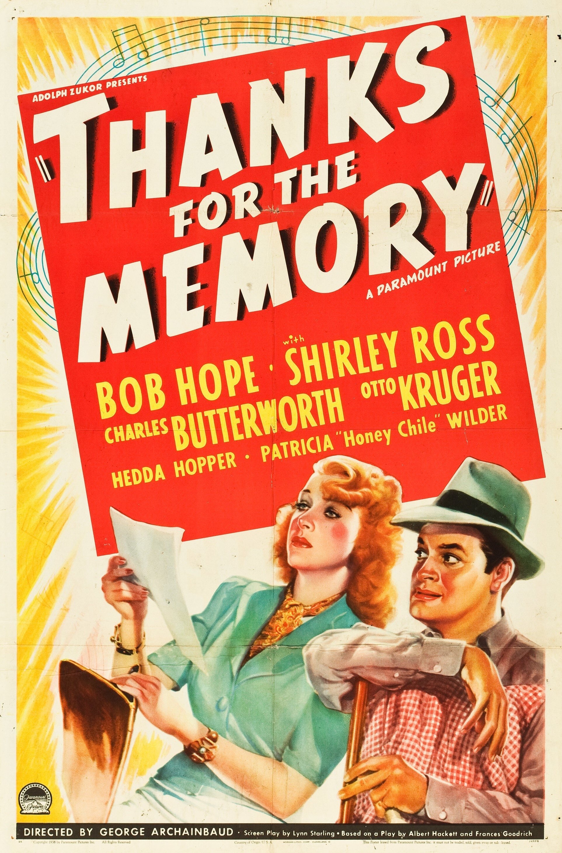 EN - Thanks For The Memory (1938) BOB HOPE