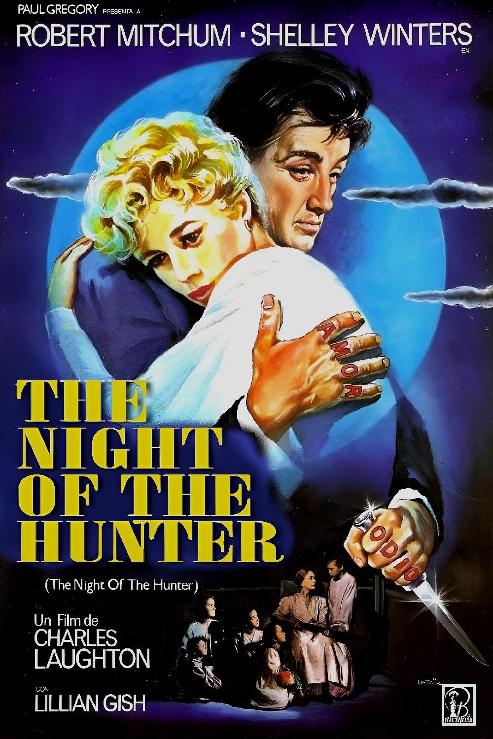 EN - The Night Of The Hunter 4K (1955) ROBERT MITCHUM