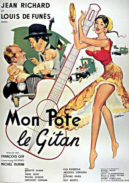 EN - Mon Pote Le Gitan (1959) (FRENCH ENG-SUB) LOUIS DE FUNES