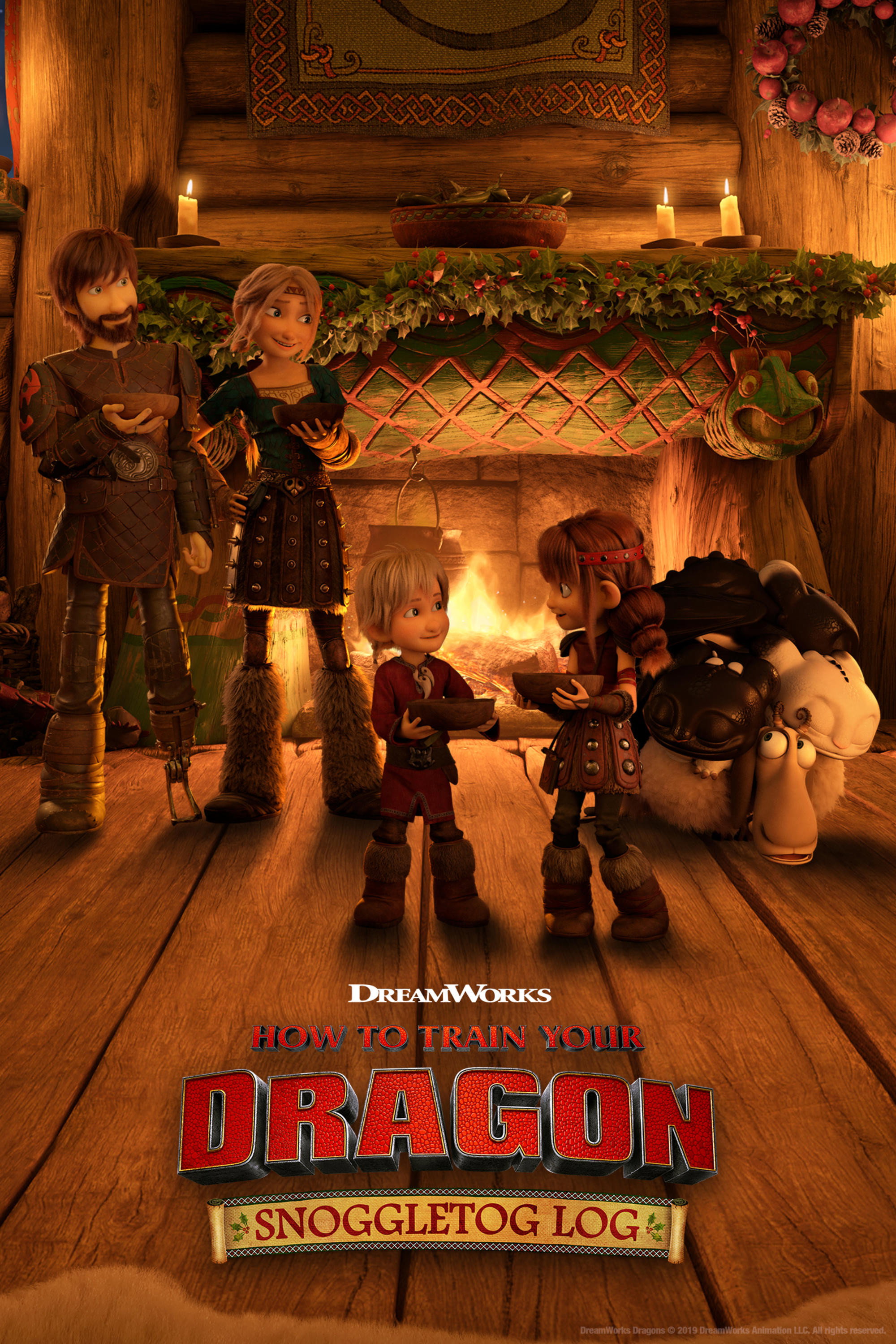 EN - How To Train Your Dragon Snoggletog Log (2019)
