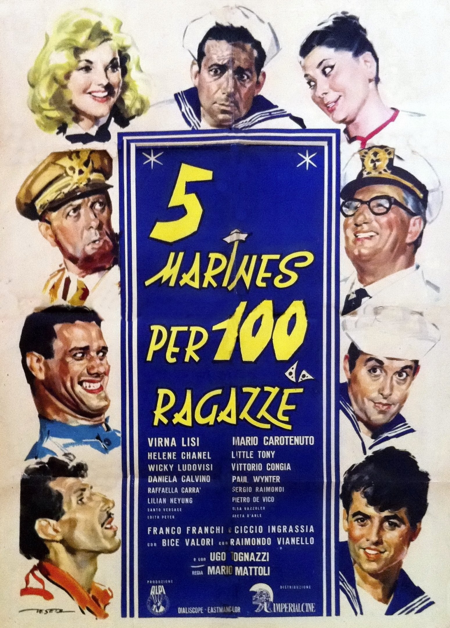 EN - 5 Marines Per 100 Ragazze (SD) (1961) (ITALIAN ENG-SUB) CICCIO FRANCO