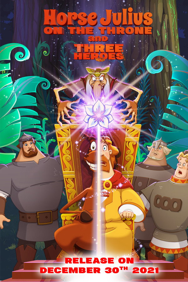 RU - Horse Julius on the throne and Three Heroes (2021)