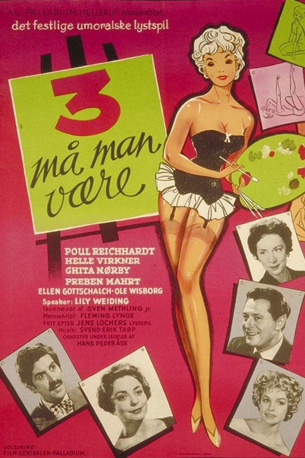 DK - 3 må man være (1959)