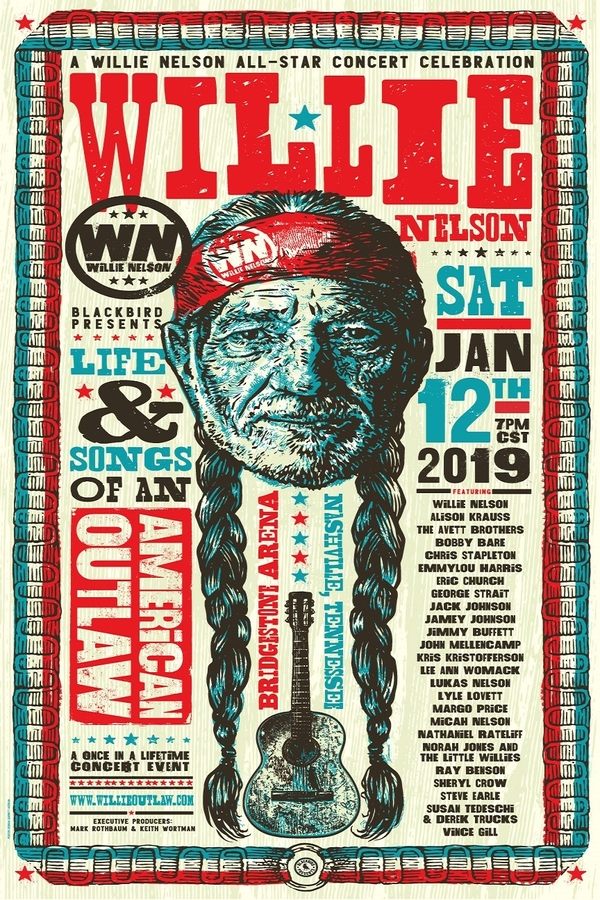 EN - Willie Nelson American Outlaw  (2020)