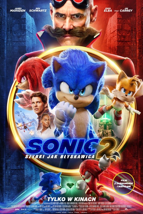 PL - SONIC 2 - SZYBKI JAK BŁYSKAWICA (2022)