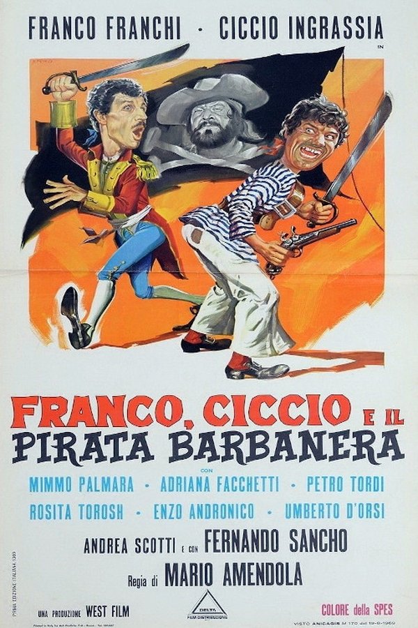 Ciccio e il pirata Barbanera ریش سیاه دزد دریایی - Ciccio e Franco