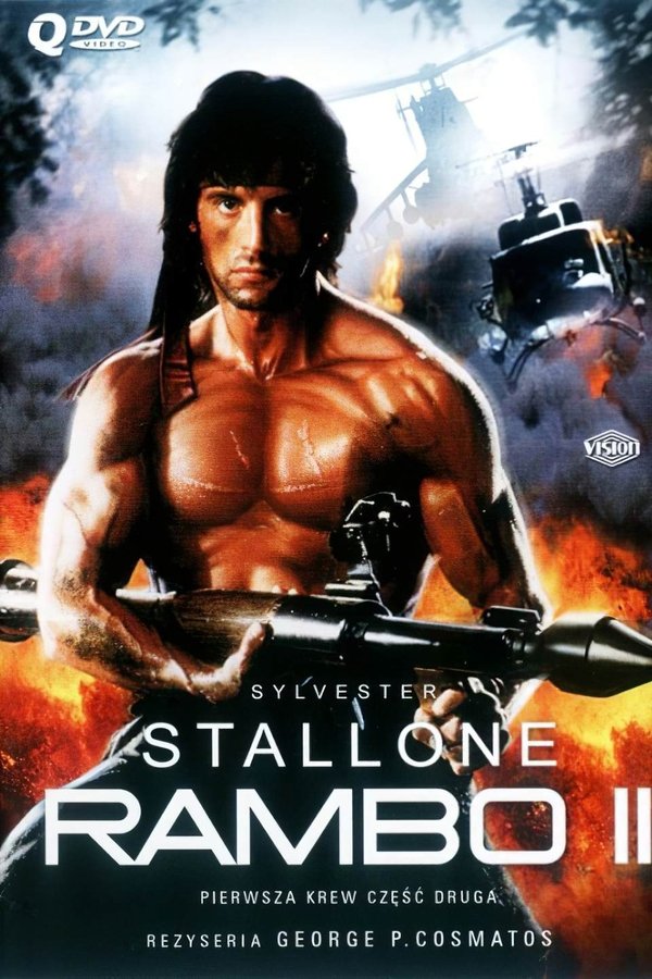 PL - RAMBO 2  - PIERWSZA KREW CZĘŚĆ 2 (1985)