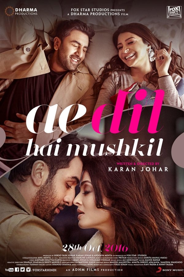 AR - Ae Dil Hai Mushkil  (2016)