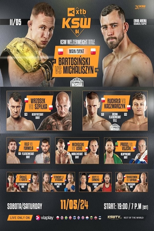 PL - KSW 94: Wrzosek vs. Szpilka (11.05.2024)