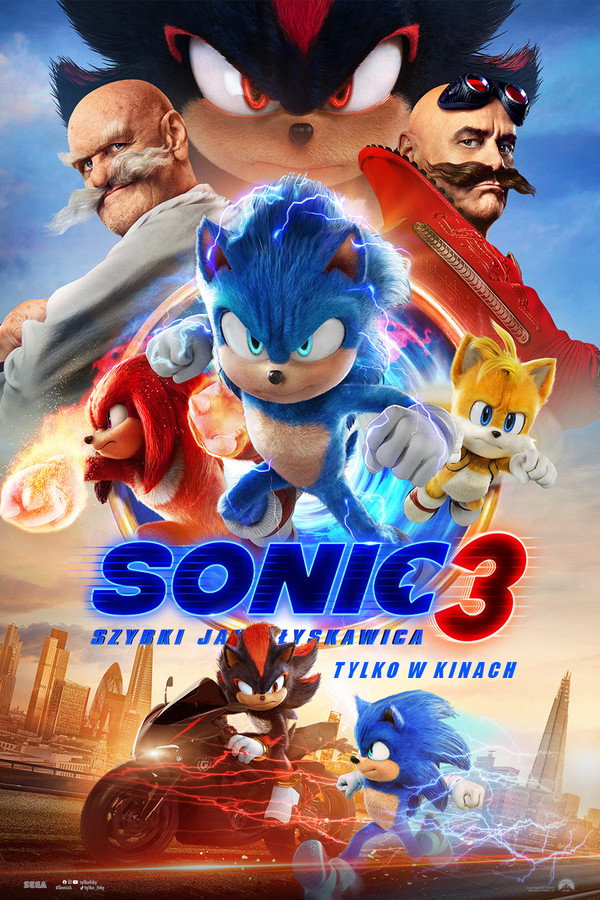 PL - Sonic 3 - Szybki jak błyskawica (2024) Dubbing Kino