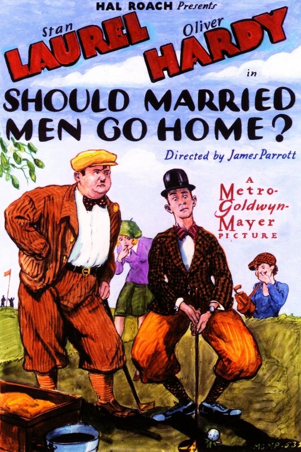 EN - Should Married Men Go Home (1928) LAUREL HARDY (SILENT)