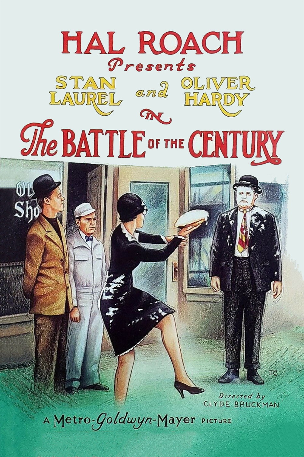 EN - The Battle Of The Century (1927) LAUREL AND HARDY