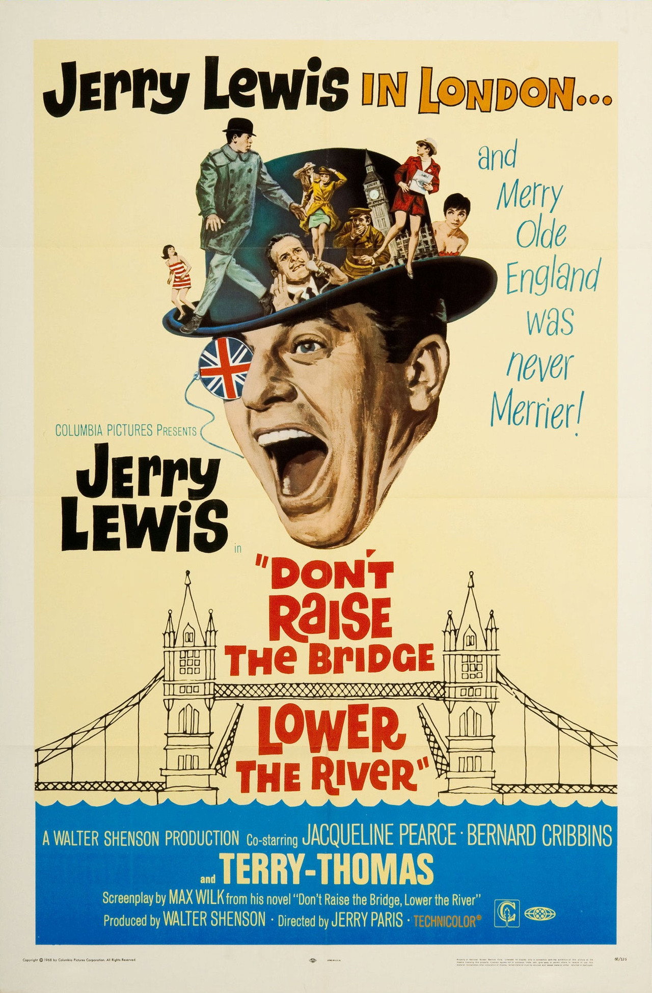IR - Dont Raise the Bridge Lower the River پل را بالا نبر رودخانه رو پایین بیاور (1968) - JERRY LEWIS